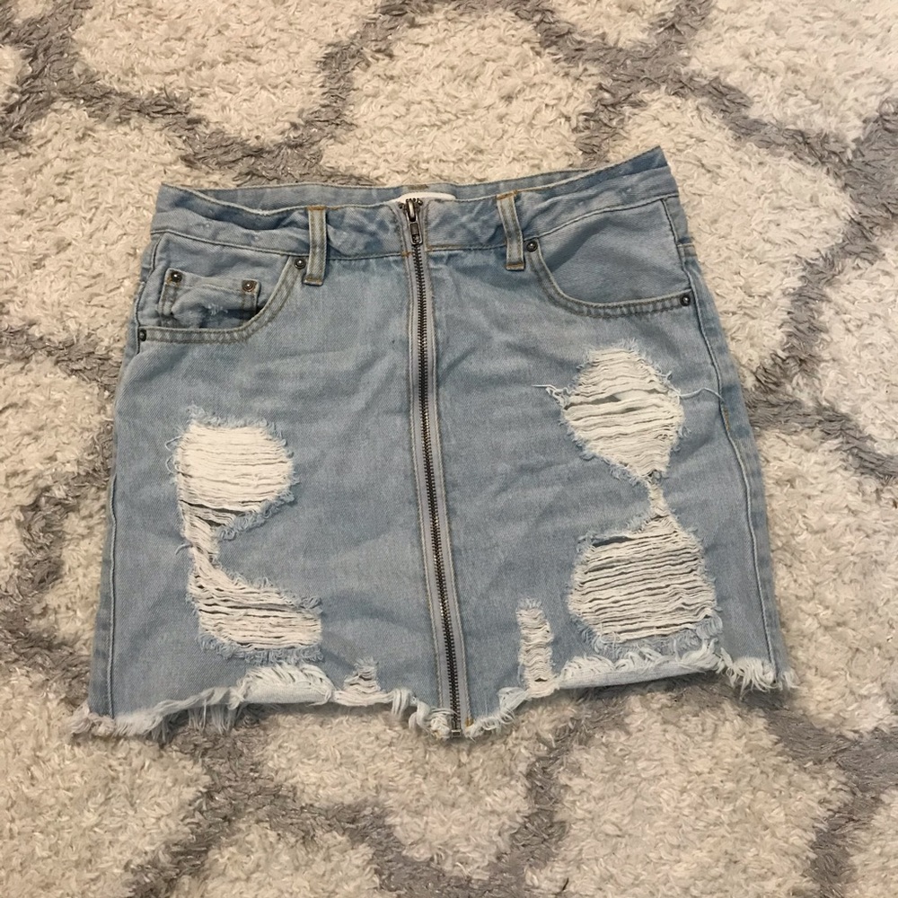 Forever 21 Denim Jean Skirt